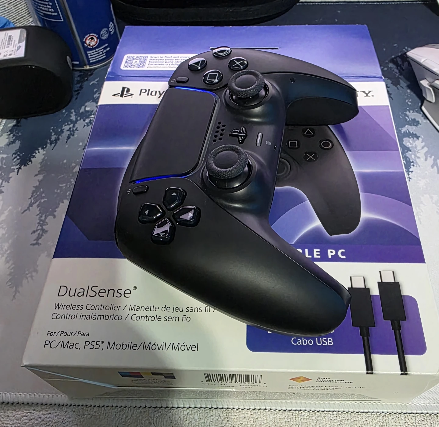 PS5 Controller DualSense - Midnight Black (Like New in Box)