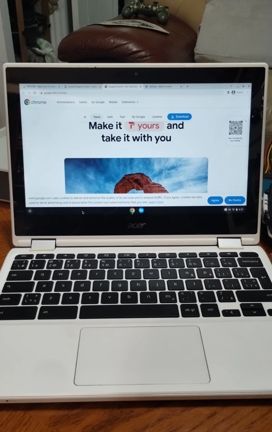 Acer touch screen Chromebook Convertible Laptop - photo 4