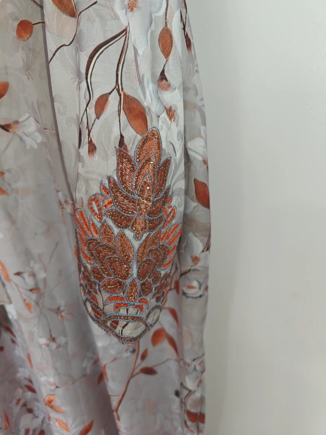 Floral Embroidered Kaftan Dress - photo 3