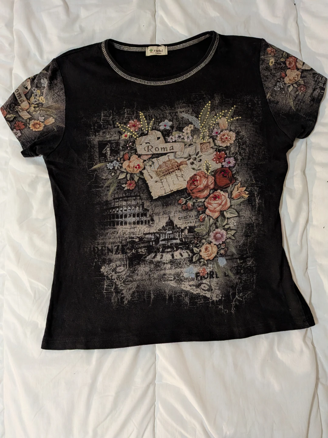 Cactus Graphic Print T-Shirt