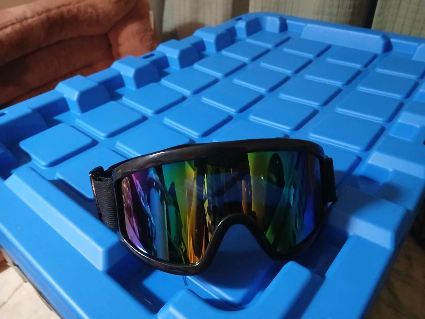Black Iridescent Ski Goggles - photo 2