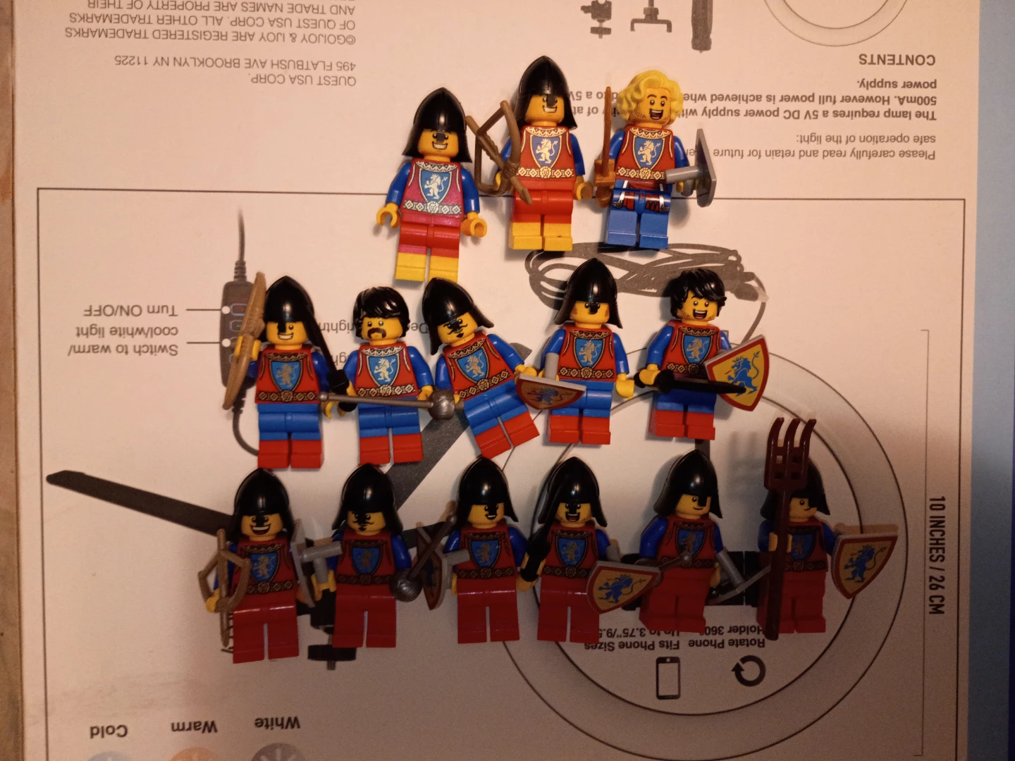 LEGO Lion Knights Castle Minifigures Set