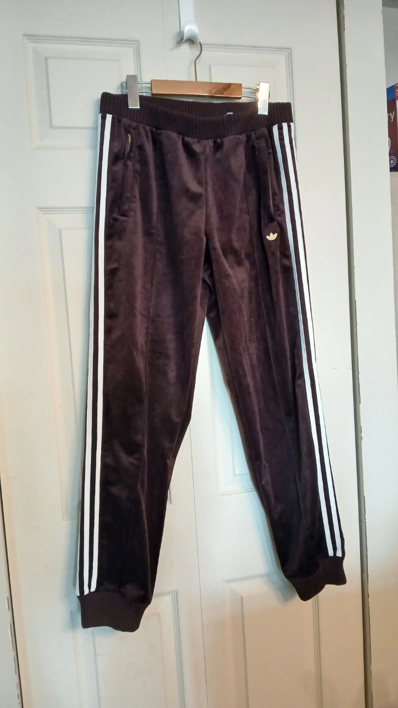 adidas Originals Premium Brushed Velvet Track Pants, size M - photo 2