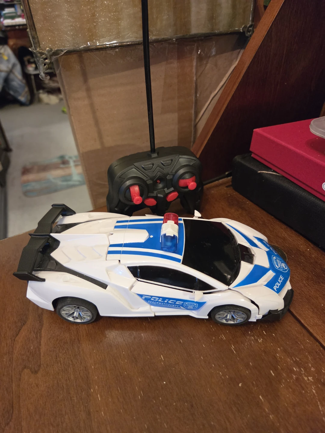Remote Controlled Police Car Transformer