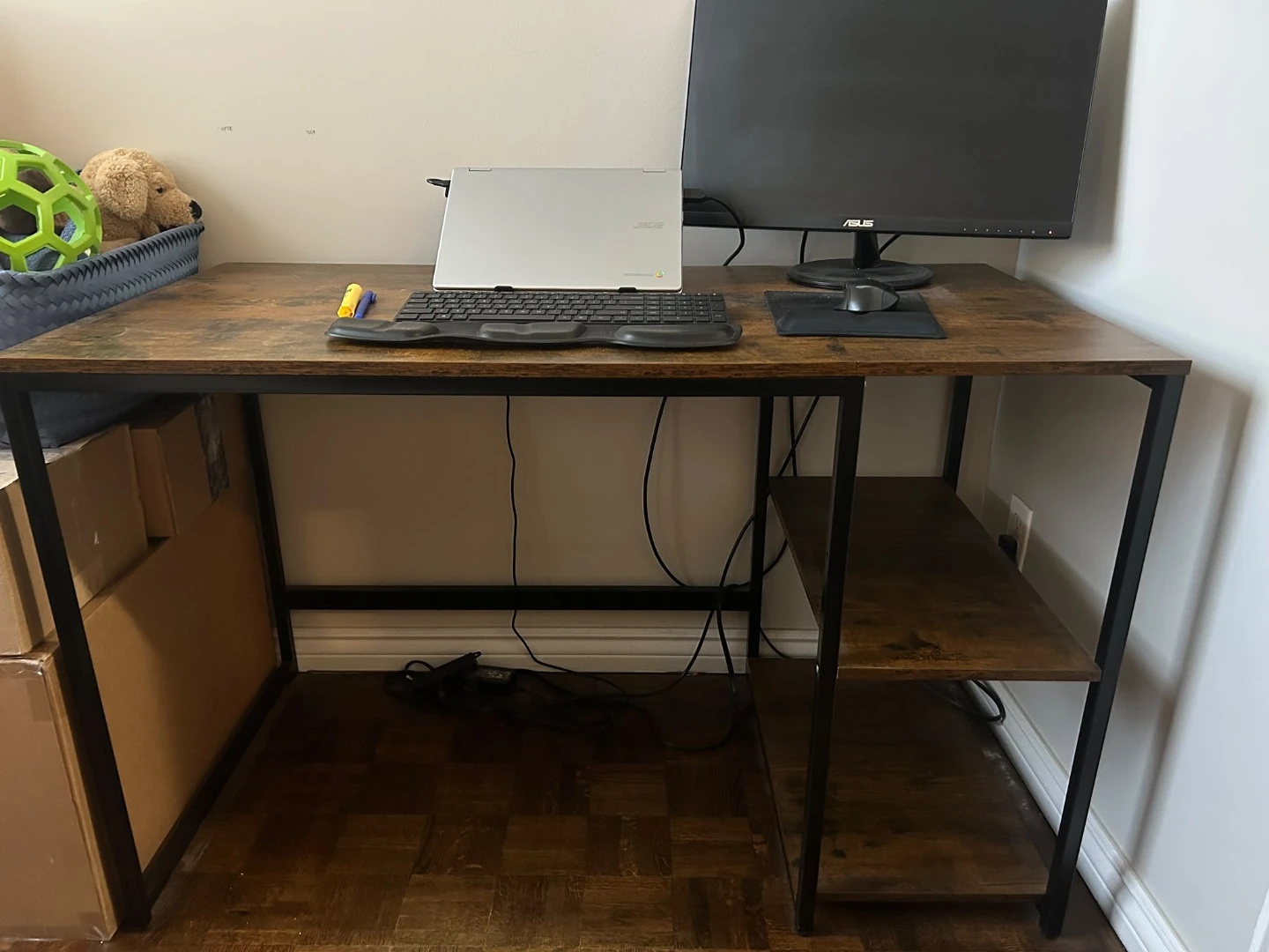 Industrial Style Computer Desk - photo 2