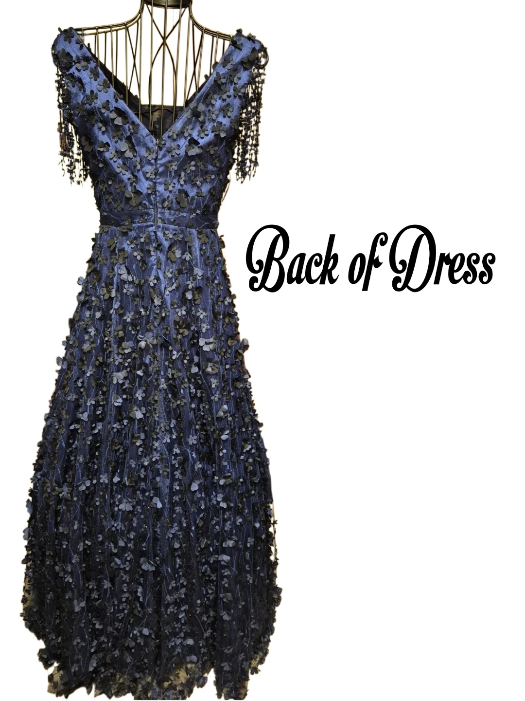 Midnight Navy A-Line Dress Small - photo 2