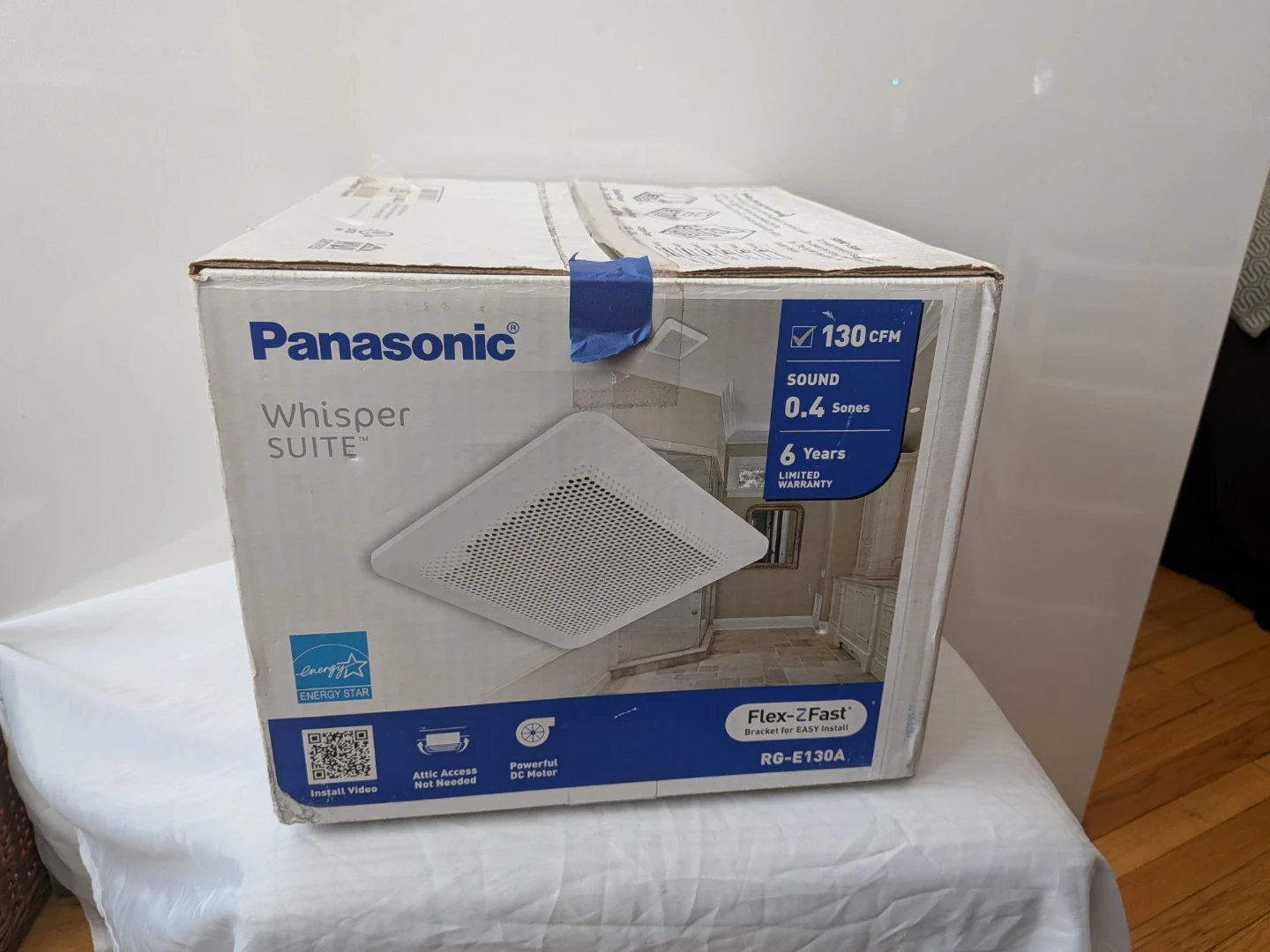 NEW Panasonic Whisper Suite 130 CFM;  Bath Exhaust Fan - photo 4