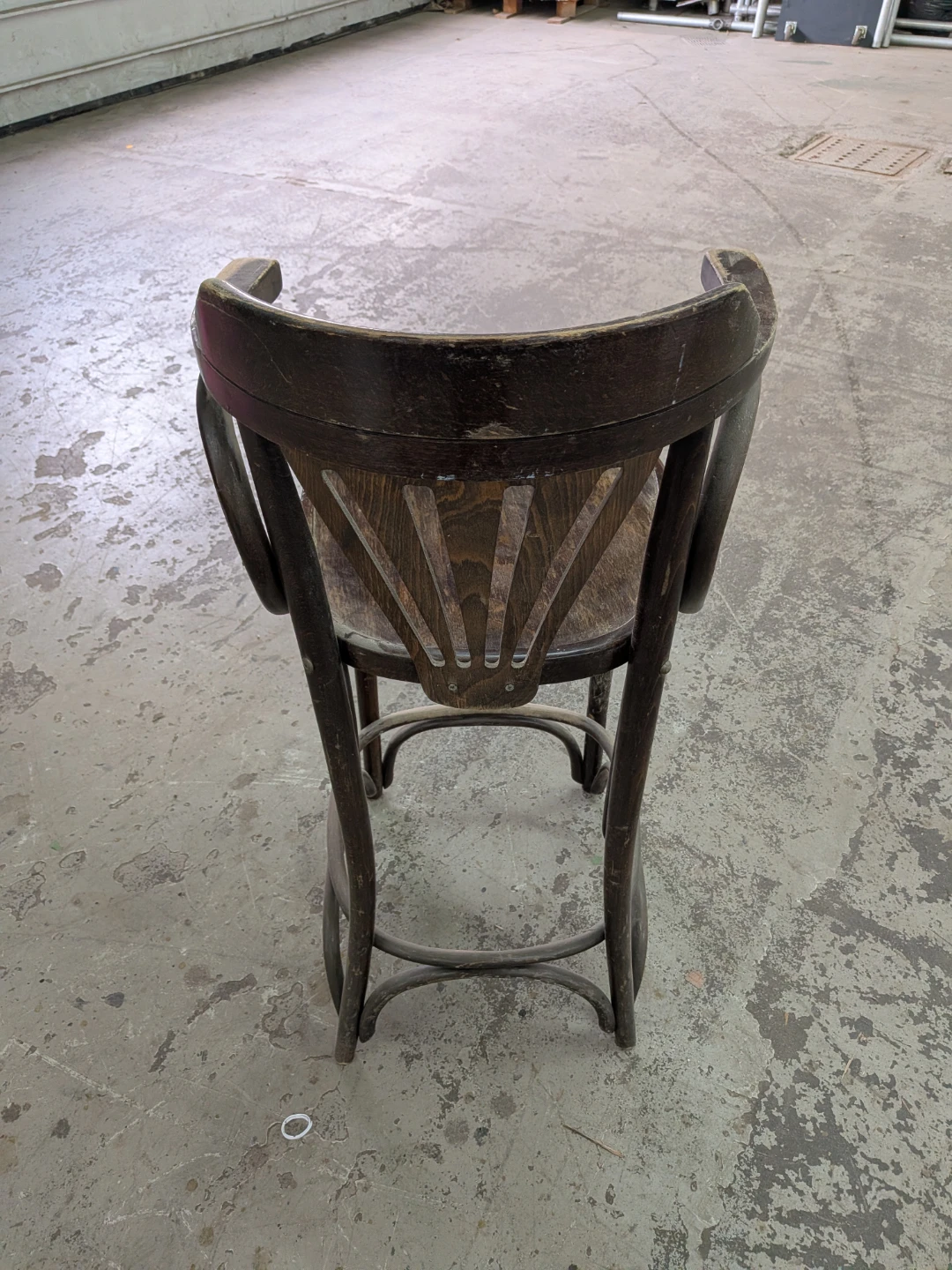 Vintage Bentwood Arm Bar Stools - photo 2