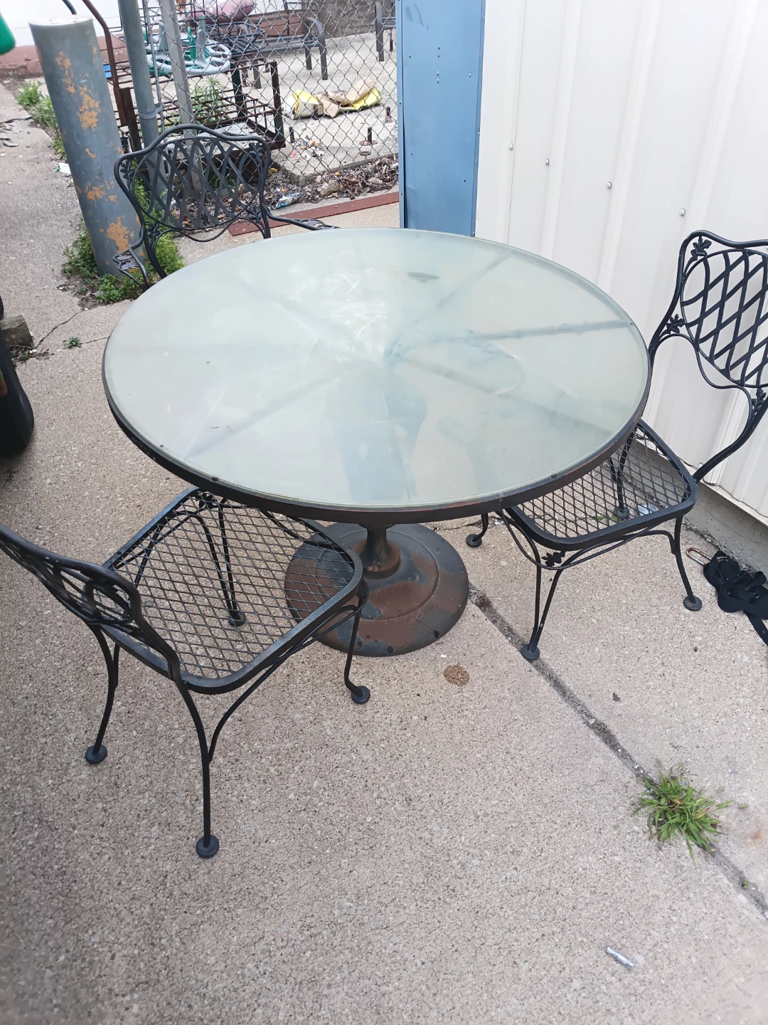 3-Piece Wrought Iron Bistro Set - photo 5