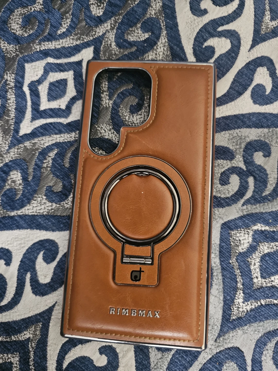 RIMBMAX Brown Leather Case for Samsung S24 Ultra galaxy