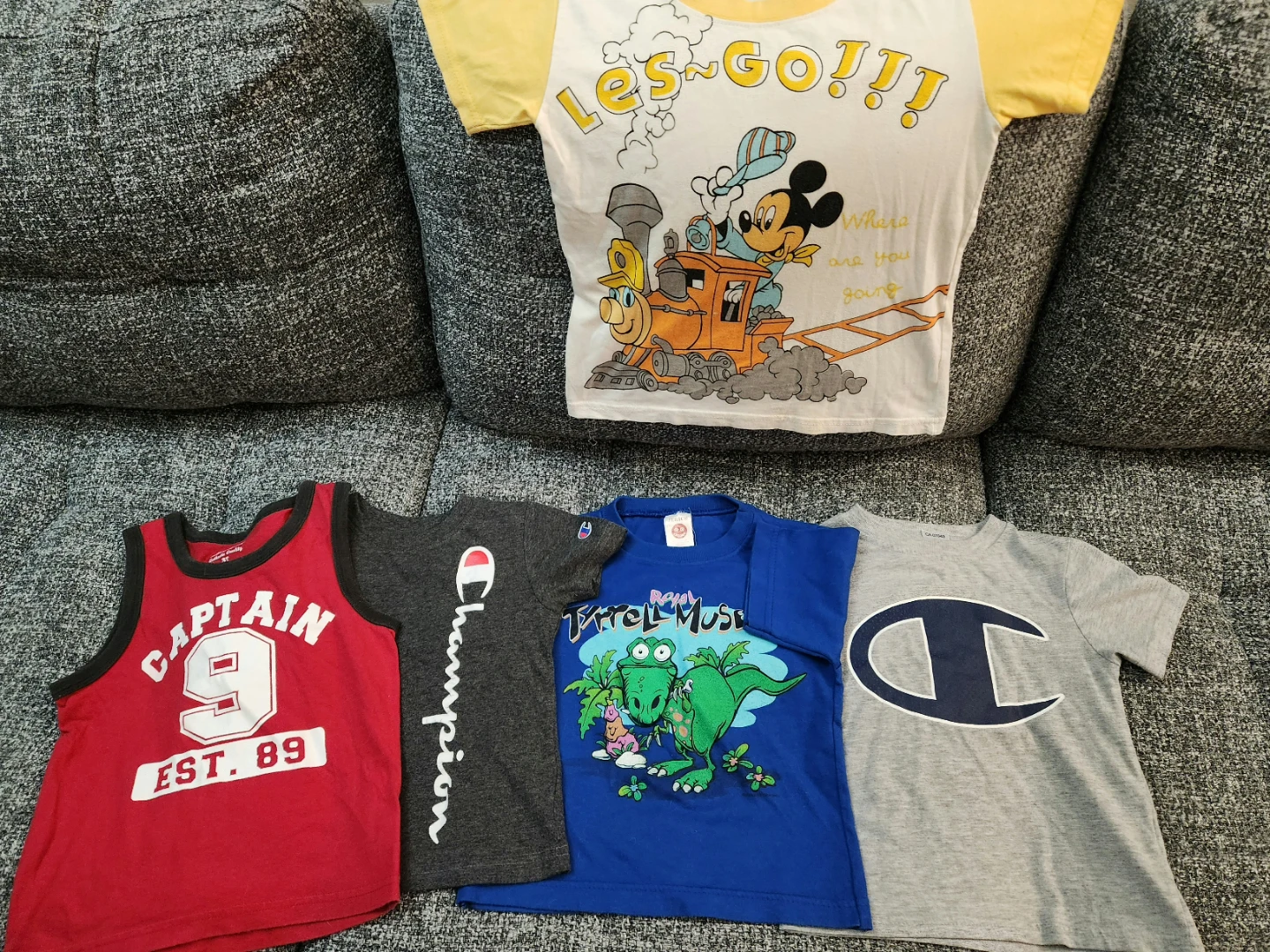 Set of 5 Assorted Kids T-Shirts only $5 total!