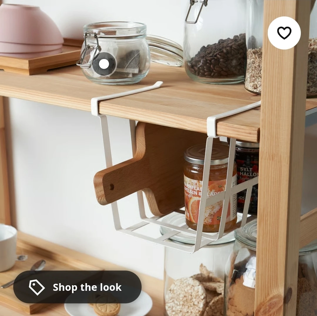 IKEA PÅLYCKE Clip-on basket