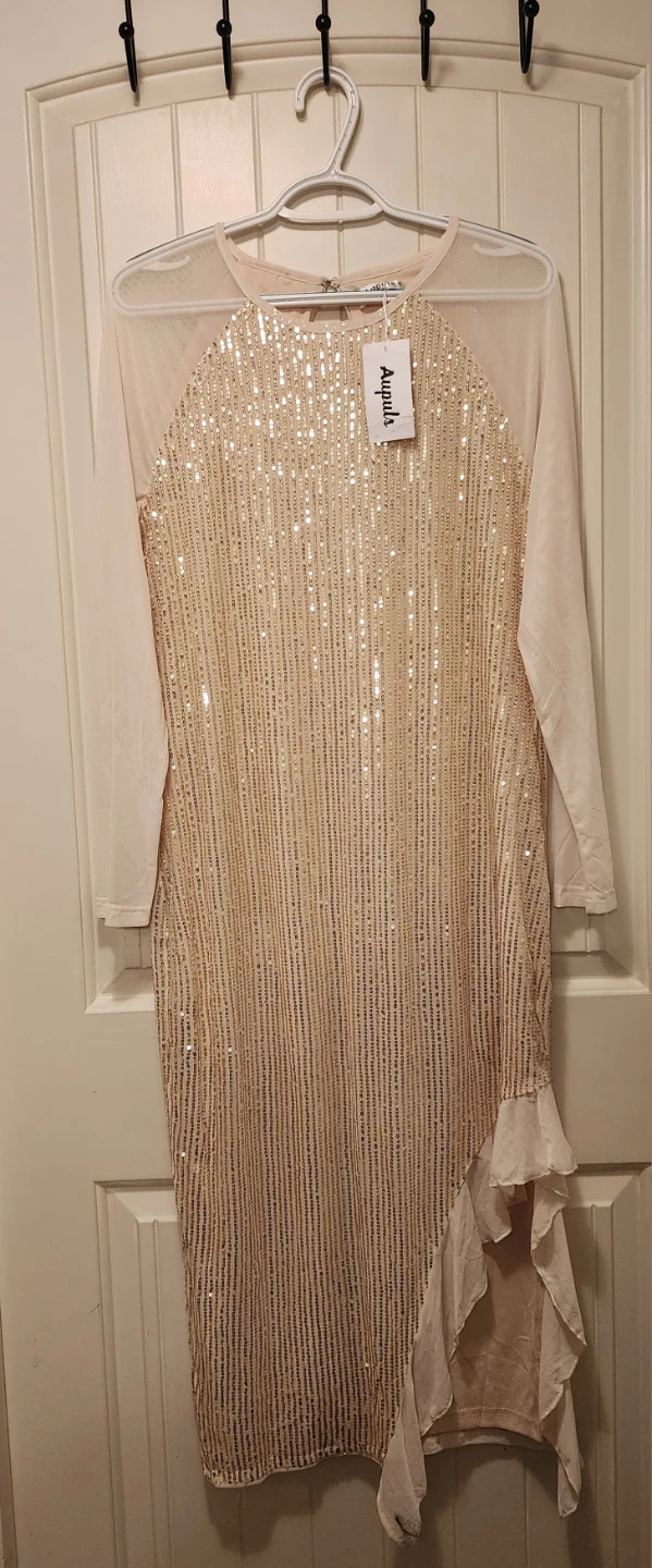 Aupuls Sequin Dress, Size XL