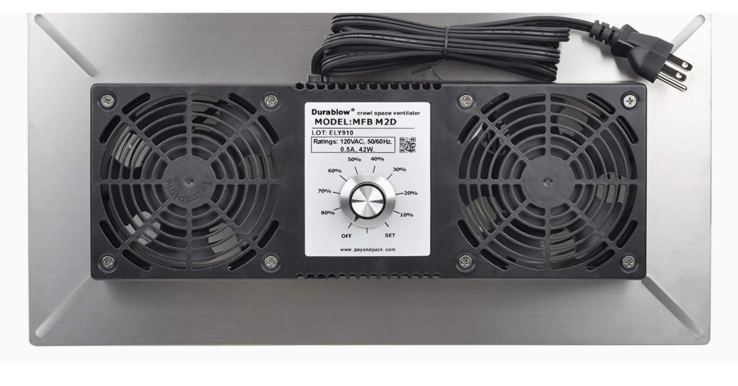 Durablow Stainless Steel Exhaust Duel Fan M2D-N