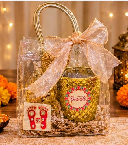 Diwali Decorative Gift Set with Idol and Candle