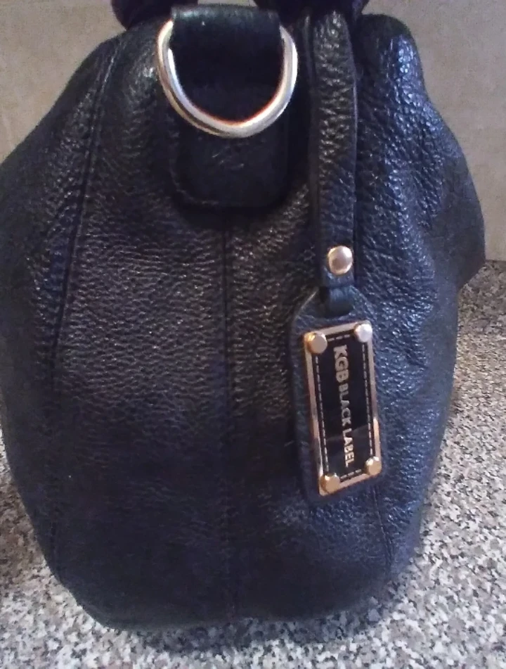 KGB Black Label Leather Handbag