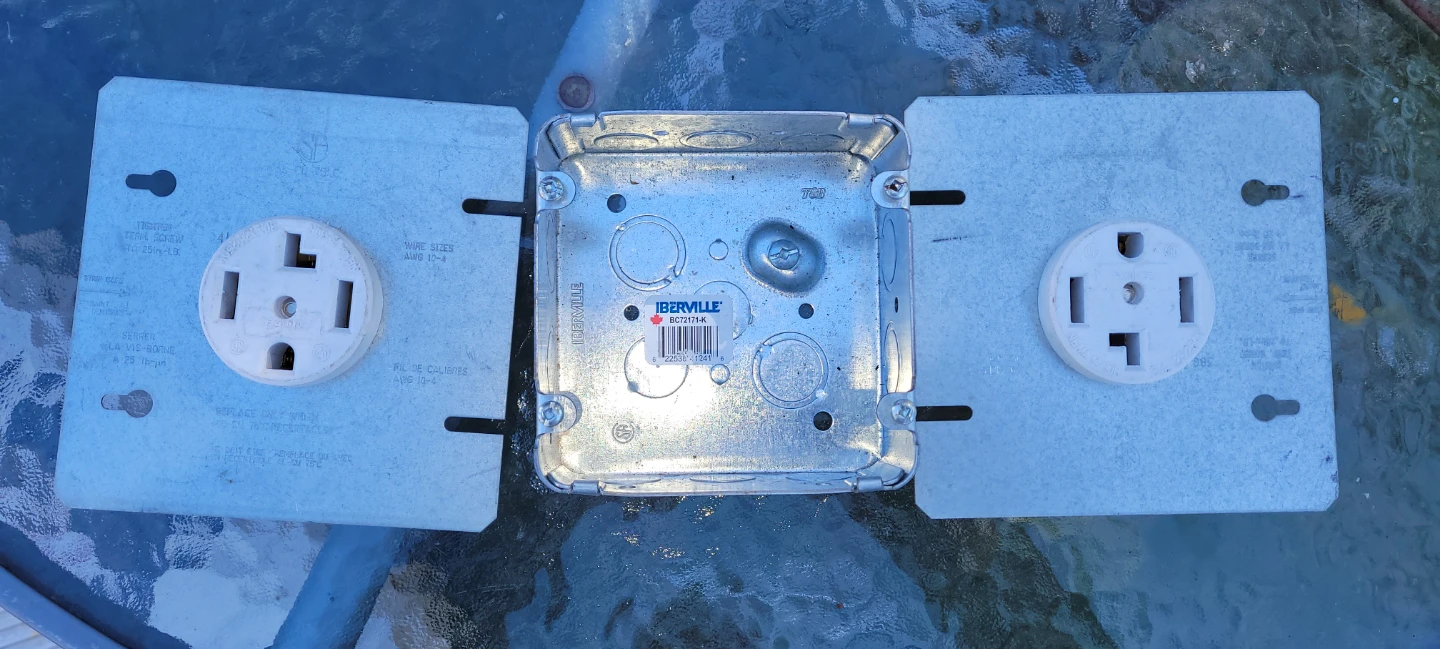 Iberville Electrical Box and Cooper Receptacles - photo 3