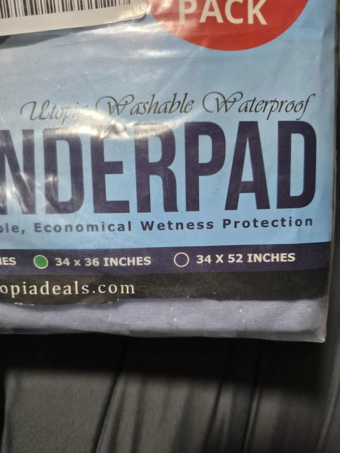 Utopia Bedding Washable Underpads 4-Pack - photo 3