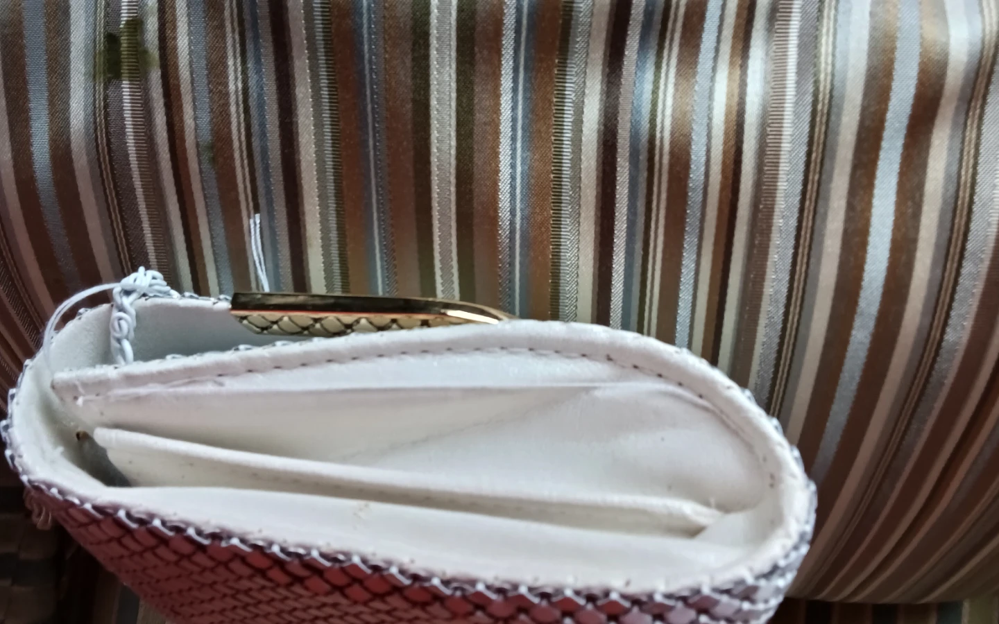 Abtron Metallic Mesh Clutch Purse New - photo 3