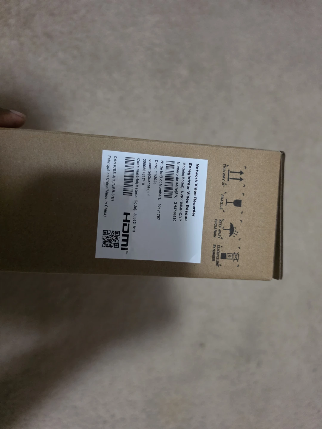 Network Video Recorder NVR-104MH-C/4P