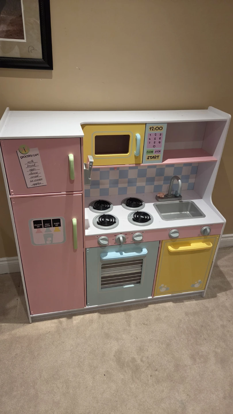 Toy Kitchen Play Set with Accessories