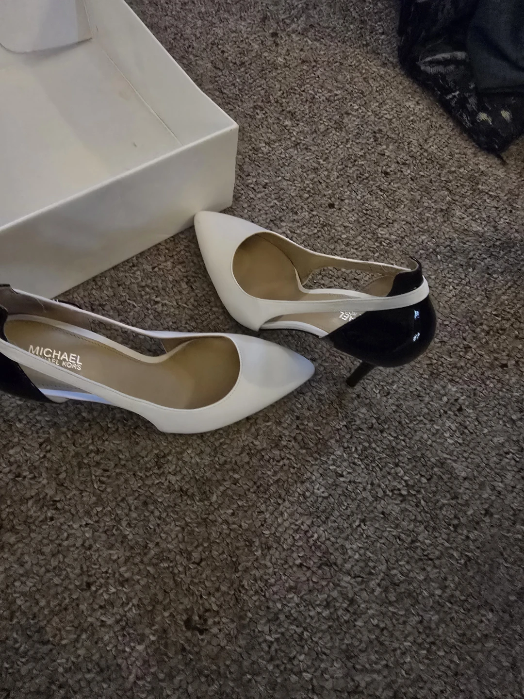 Michael Kors Two-Tone Pointed Toe Heels