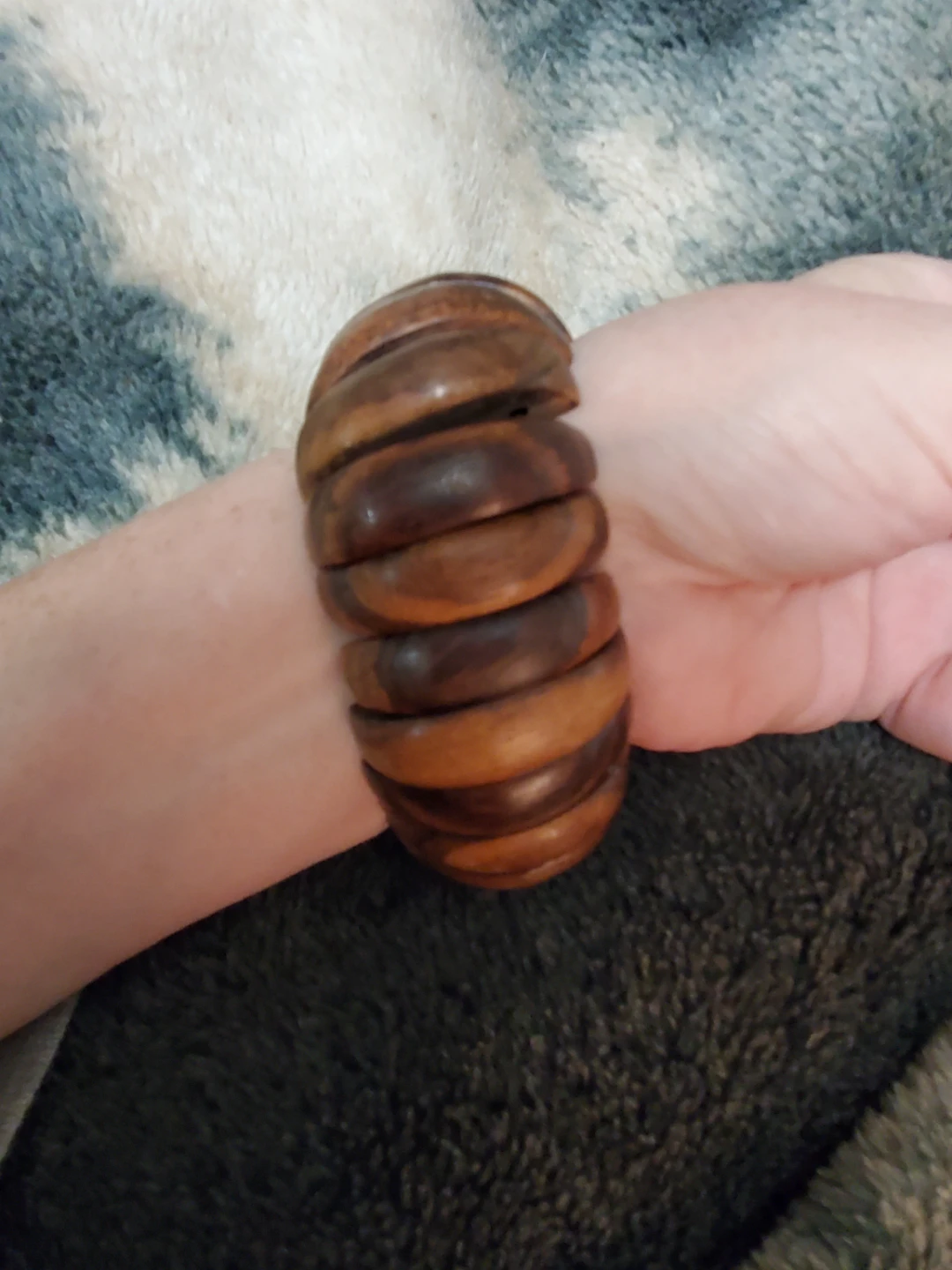Vintage Wooden Bracelet - photo 3