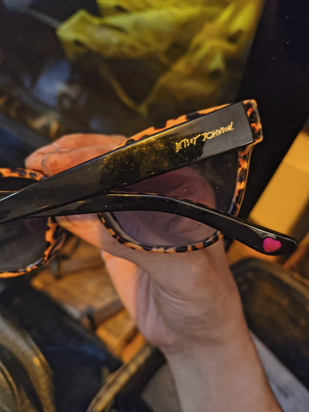 Betsey Johnson Leopard Print Cat-Eye Sunglasses - photo 2
