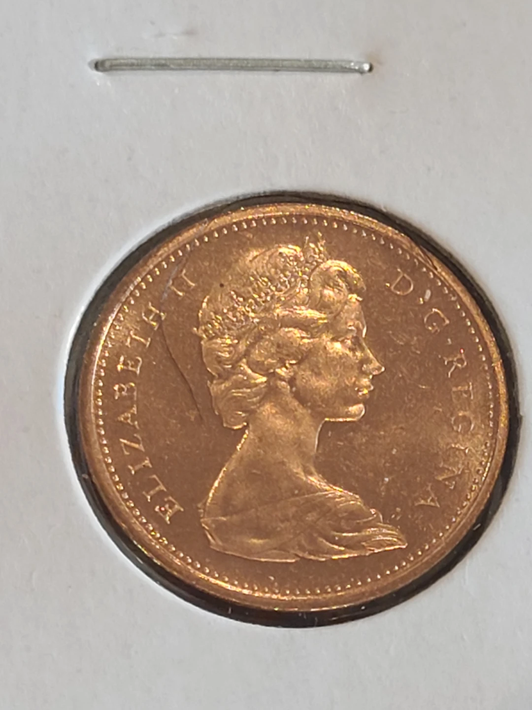 1965 and 1966 Canadian 1 Cent Coins - photo 4