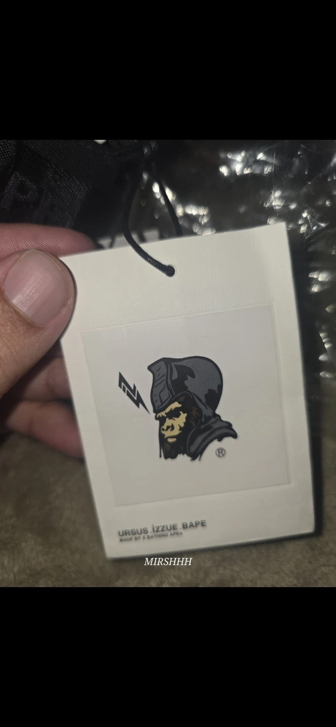 URSUS BAPE Black Waist Bag brand new - photo 5