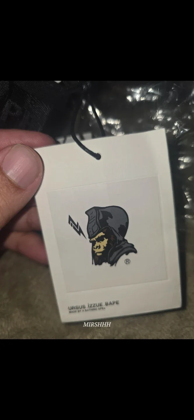URSUS BAPE Black Waist Bag brand new - photo 5