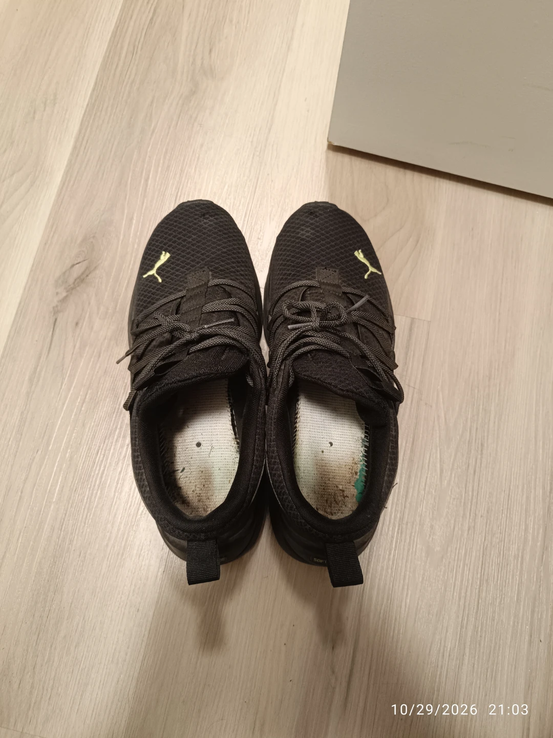 Puma Black Running Shoes - Size 8.5 CA - photo 4