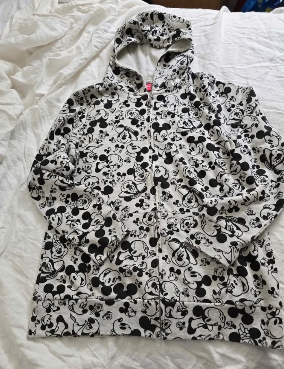 OFFICIAL Disney Mickey Mouse Full Zip Hoodie