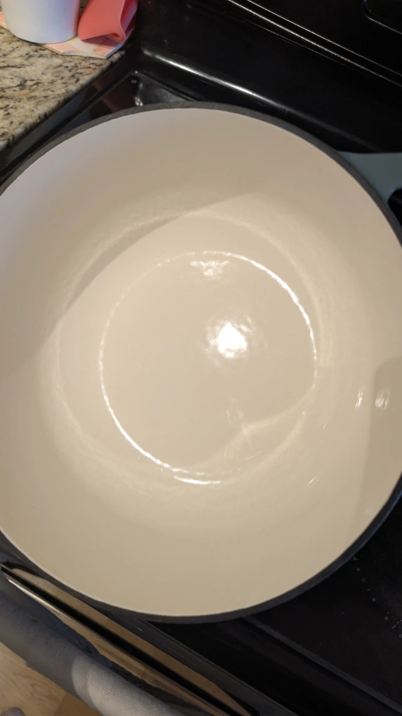 Enamelled Cast Iron Dutch Oven - photo 2