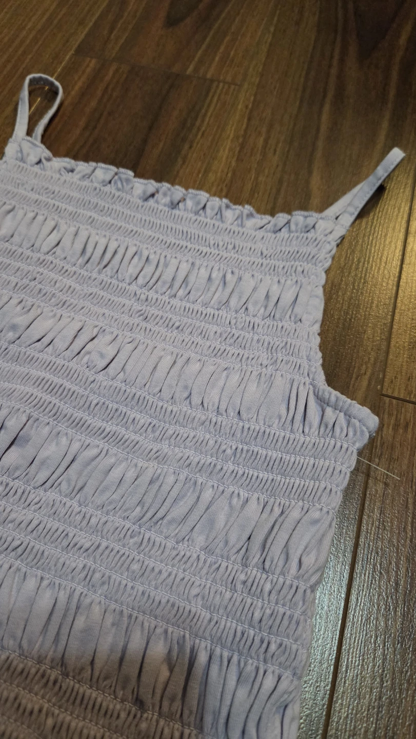 H&M Lavender Smocked Tank Top - photo 3