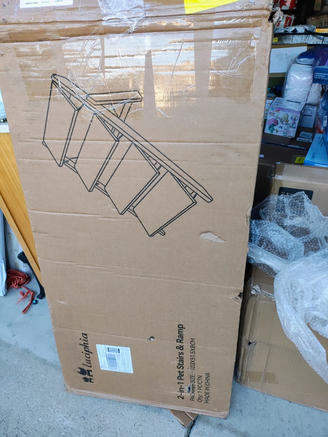 Luciphia 2-in-1 Pet Stairs and Ramp - photo 4