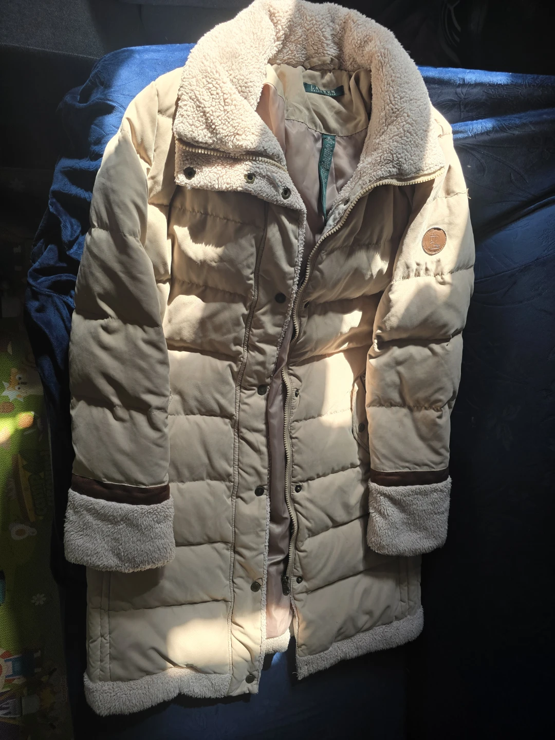 Lauren Ralph Lauren Tan Puffer Coat