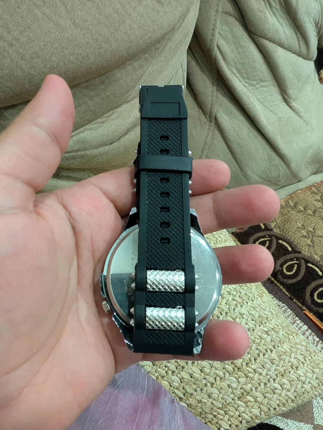 Black and Silver Rhinestone Watch - photo 2