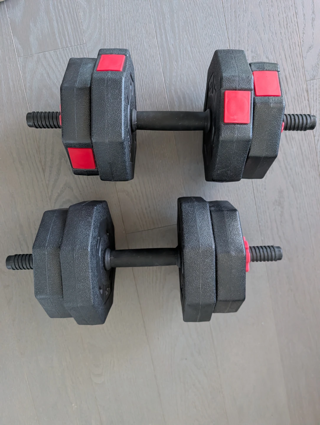 Set of 2 Adjustable Dumbbells 20lbs