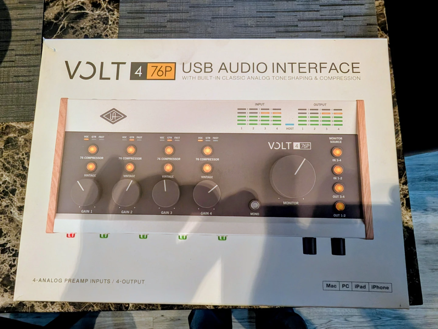 Universal Audio Volt 476P USB Audio Interface - photo 5