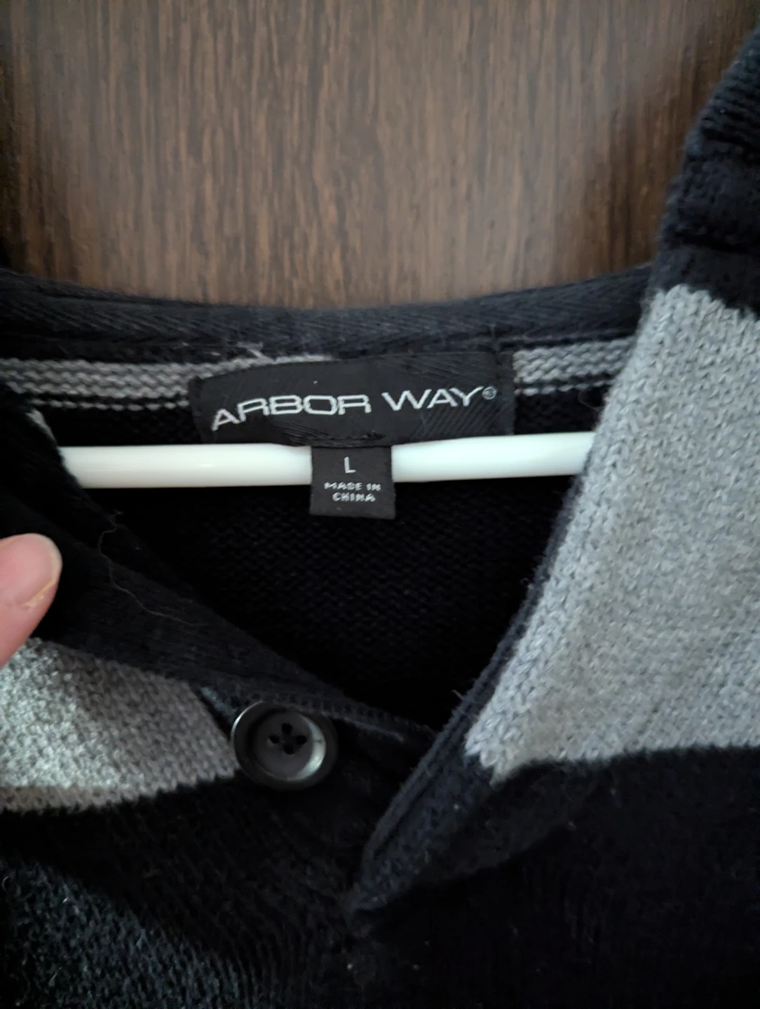 Arbor Way Striped Hooded Sweater - photo 2