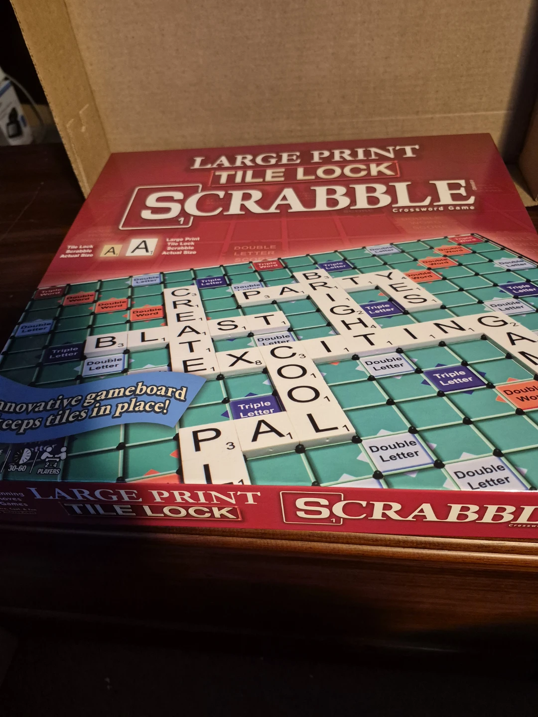 Large Print Tile Lock Scrabble