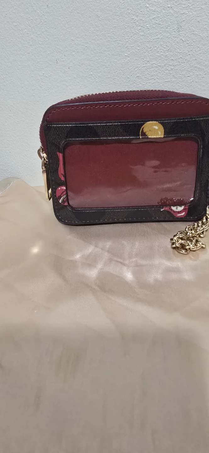 Coach Card Case with Cherry Charm - photo 2