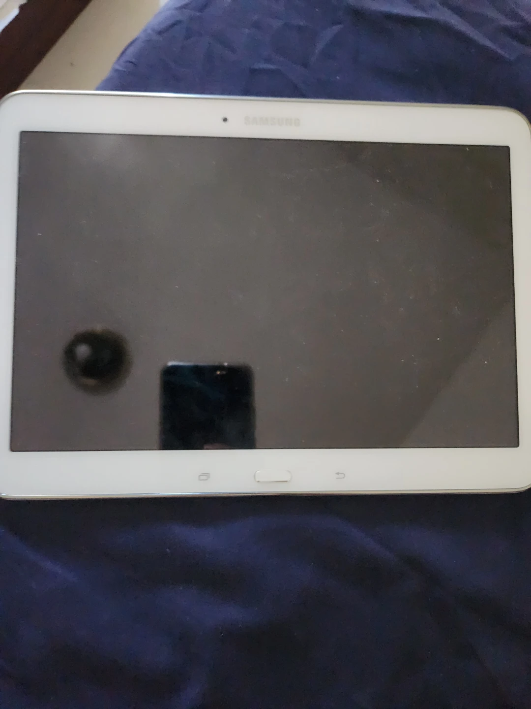 White Samsung Tablet