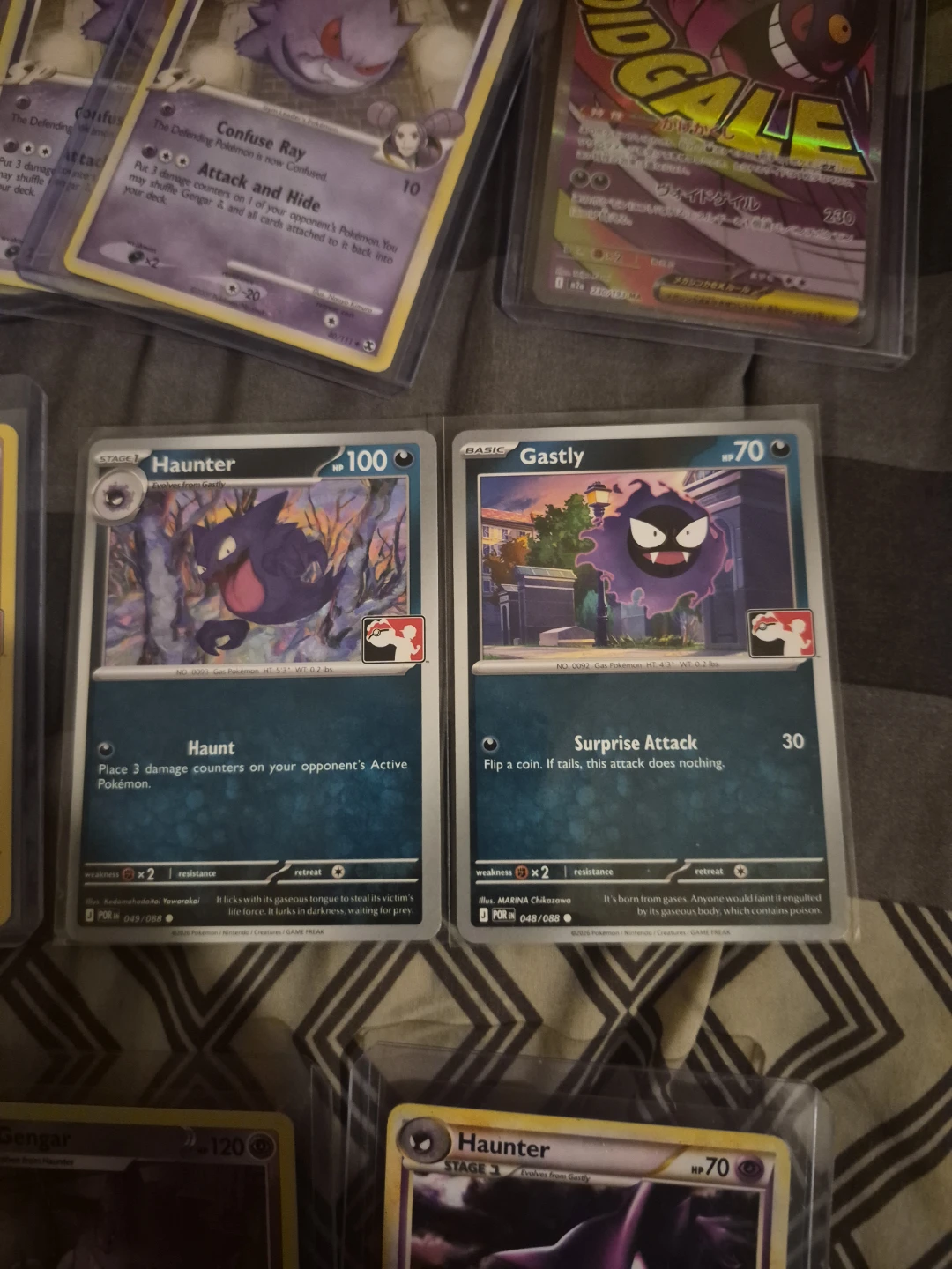 Collection of Gengar Pokémon Trading Cards - photo 3