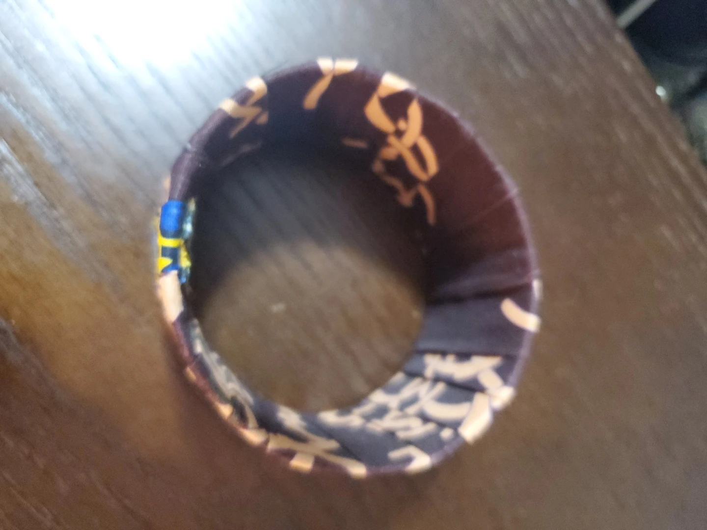 Fabric wrapped bracelet and Headband - photo 2