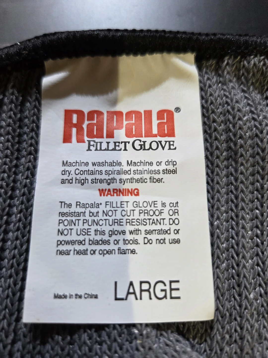 Rapala Fillet Glove Large - photo 2