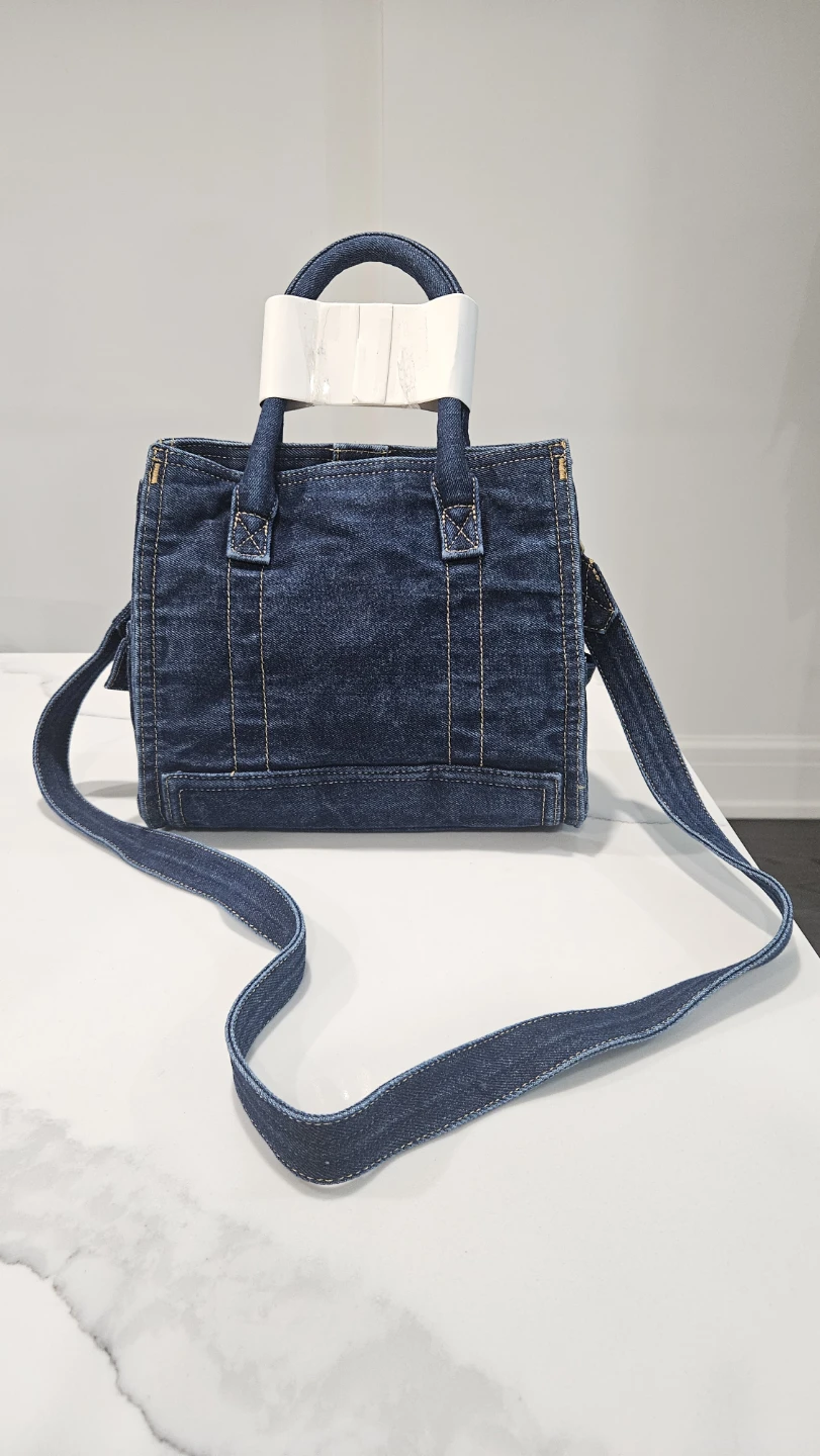 GAP (5) Five Pocket Denim Small Bag Dark Wash By Reed Krakoff - photo 2