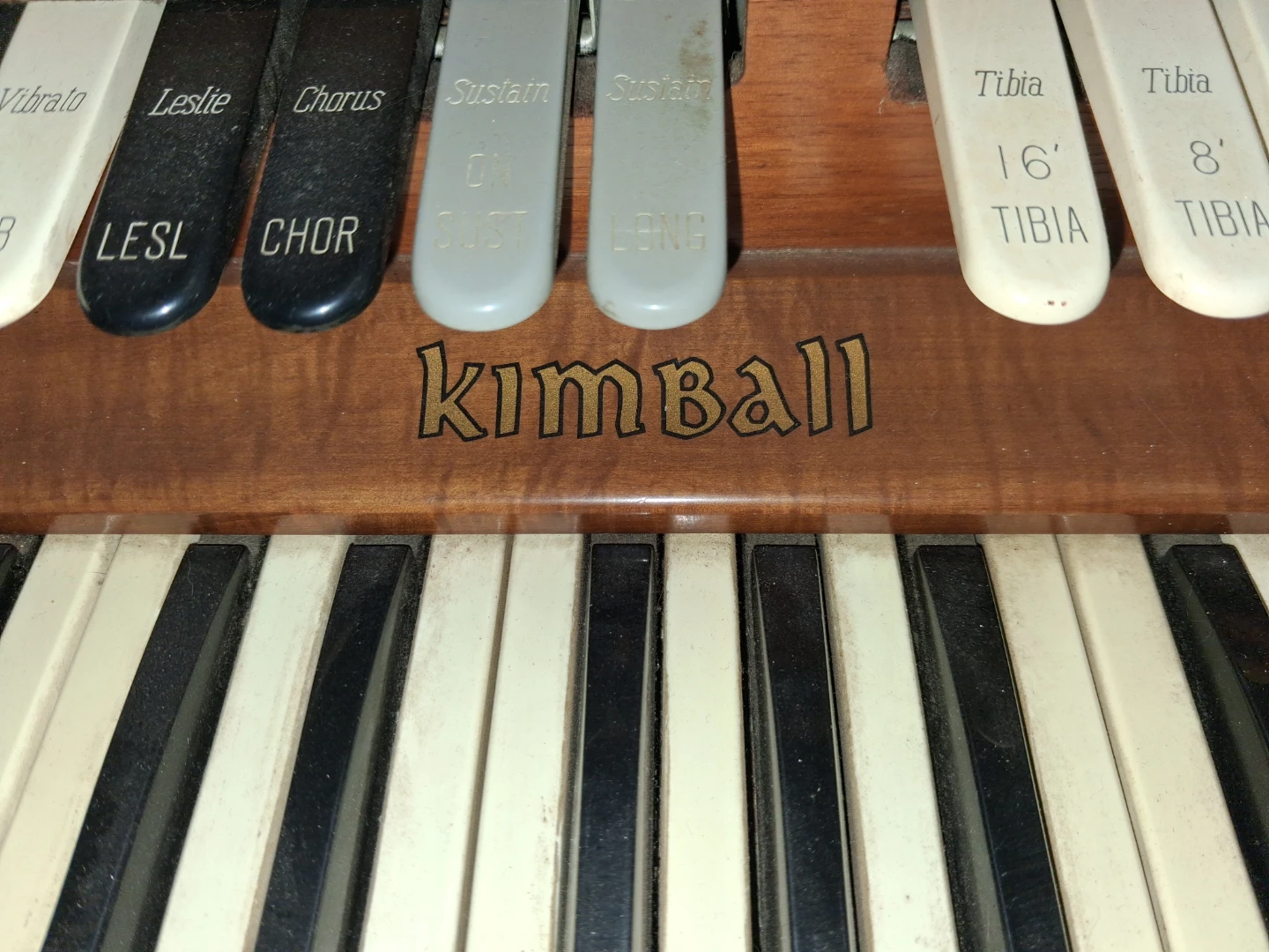 Kimball Transistor Organ with Bench - photo 3