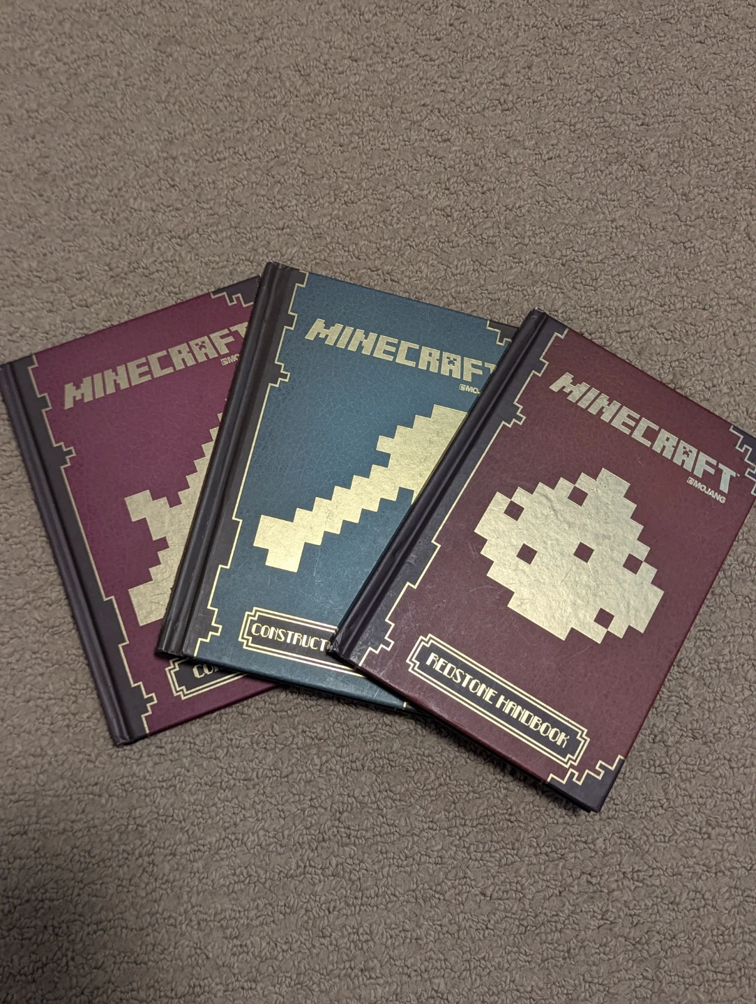Minecraft Combat, Construction, and Redstone Handbooks